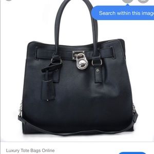 MK Hamilton bag with silver chain